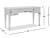 Dauphin 55" 3-Drawer Wood Executive Desk, Natural Brown 12