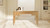 Dauphin 55" 3-Drawer Wood Executive Desk, Natural Brown