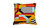 La Broderie 20" Square Embroidered Throw Pillow & Feather Down Insert, Colorpop Multicolored 3