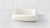 Shep 36" Curved Dog Sofa Bed, Medium, Ivory White Bouclé 10