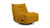 Rearden 35.5" Swivel Glider Manual Recliner Armless Lounge Chair, Butterscotch Yellow 5