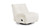 Rearden 35.5" Swivel Glider Manual Recliner Armless Lounge Chair, Pearl White 4