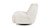 Rearden 35.5" Swivel Glider Manual Recliner Armless Lounge Chair, Pearl White 6