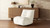 Rearden 35.5" Swivel Glider Manual Recliner Armless Lounge Chair, Pearl White 11