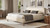 Roman Curved Headboard Upholstered Platform Bed