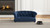 Kiki 36.5" Chesterfield Dog Sofa Bed, Medium, Pacific Blue 3