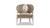 Perla 29" Velvet & Jacquard Keyhole Accent Arm Chair, Taupe Brown Performance Velvet & Botanical Jacquard 4