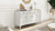 Perla 65" Mother-of-Pearl Mosaic Storage Sideboard Buffet, Akoya Cream White 3