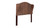 Myrina Freestanding or Floating Woven Wingback Headboard, Queen & Full, Rich Brown 4