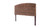 Lorenzo Freestanding or Floating Woven Arched Headboard, King & Cal King, Rich Brown 5