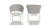 Rowan 24" Rope Barrel Back Patio Dining Chairs, Set of 2, Optic White 5