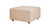 Cleo 30.5" Modular Upholstered Patio Ottoman, Almond Beige 1