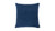 Astrid 20" Square Accent Throw Pillow Cover with Feather Insert, Cerulean Blue Bouclé 1