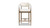 Artemis 26" Mixed Material Upholstered Counter Stool, Warm White 3