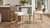 Louise 27" Split Back Upholstered Dining Counter Stool, Set of 2, Travertine Beige 7