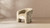 Avalon 35" Genuine Sheepskin Fur Split Barrel Back Accent Chair, Natural Blonde 2