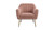 Rosalind 27" Velvet Upholstered Barrel Accent Chair with Floral Back and Gold Legs