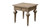 Maribelle 24" Square End Table with Drawer and Turned Legs, Sandstone Gray Finish