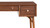 Marston 51.25" Counter-Height Writing Desk Marston 51.25" Counter-Height Writing Desk