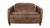 Aero 50" Top Grain Leather Loveseat with Patchwork Aluminum Back and Channel Tufting Aero 50" Top Grain Leather Loveseat with Patchwork Aluminum Back and Channel Tufting