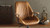 Cortona Top Grain Leather Office Chair with Wooden Armrests and Swivel Base, Coffee Cortona Top Grain Leather Office Chair with Wooden Armrests and Swivel Base, Coffee