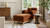 Knox 65" Modern Farmhouse Chaise Lounge Chair, Burnt Orange