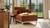 Knox 65" Modern Farmhouse Chaise Lounge Chair, Burnt Orange