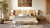Capri Extended Headboard Cane Platform Bed, King, Antique White