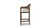Americana Mid-Century Modern 26" Cane Back Counter Stool, Two-Tone Neutral Gray