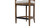 Americana Mid-Century Modern 26" Cane Back Counter Stool, Two-Tone Neutral Gray