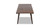 Capri 47-78.5" Solid Red Oak Wood 4-6 Seat Extendable Leaf Dining Table, Dark Brown