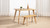 Capri 47-78.5" Solid Red Oak Wood 4-6 Seat Extendable Leaf Dining Table, Natural Brown