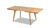 Capri 47-78.5" Solid Red Oak Wood 4-6 Seat Extendable Leaf Dining Table, Natural Brown