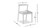 Capri Woven Seat Oak Wood Dining Chair, Dark Brown
