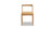 Capri Woven Seat Oak Wood Dining Chair, Natural Brown