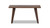 Capri 35.5" Solid Red Oak Wood Bench, Dark Brown