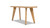 Capri 35.5" Solid Red Oak Wood Bench, Natural Brown