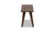 Capri 41.5" Solid Red Oak Wood Bench, Dark Brown