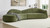 Ardelle 145.67" Curved Right Arm Facing Pleated-Back Sofa, Green Ardelle 145.67" Curved Right Arm Facing Pleated-Back Sofa, Green