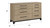 Hawthorne 64" Wide 8-Drawer Solid Wood Dresser with Black Trim & Felt-Lined Jewelry Organizer, Caramel Brown Finish