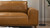 Kerrville 98" Genuine Leather Left-Facing Sectional with Solid Wood Frame and Rubberwood Legs