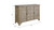 Montclair 68" Distressed Solid Pine Sideboard with Louvered Doors, Adjustable Shelves, and Felt-Lined Drawer in Sandstone Gray