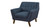 Westfield 37.4" Modern Tufted Upholstered Armchair with Flared Arms, Navy Peacock