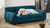 Huxley 38" Linen Upholstered Dog Sofa for Medium & Large Dogs, Blue