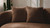Valmere 102.36" Curved Half-Moon Fleeced Teddy Upholstered Sofa with 4 Toss Pillows, Brown