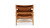 Redwood Ridge 34.8" Mid-Century Modern Solid Oak Hunting Armchair with Performance Vegan Leather Sling Seat