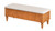 Briarfield 50.8" Fluted Rubberwood Storage Bench with Linen Upholstered Lift-Top Seat