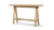 Hawthorne 60" Solid Reclaimed Elm Trestle Console Table, Heritage Light Natural Brown