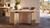 Calder 45" Solid Reclaimed Elm Plinth Console Table, Heritage Light Natural Brown