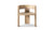 Soren Solid Reclaimed Elm Sculptural Accent Curved Dining Chair, Heritage Light Natural Brown